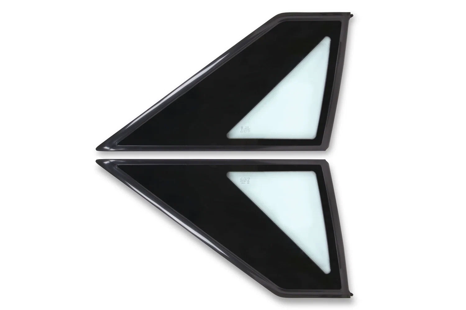 Quarter Windows Hatchback Pair fits Ford Mustang 1987-1993 Drake E7ZZ-6129710-1B